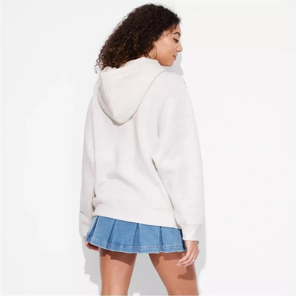 Women's Perfect Hoodie Oversized
Sweatshirt - Wild Fable Heather
Cream - Picture 2 of 3